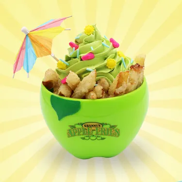 Pineapple Basil Apple Fries