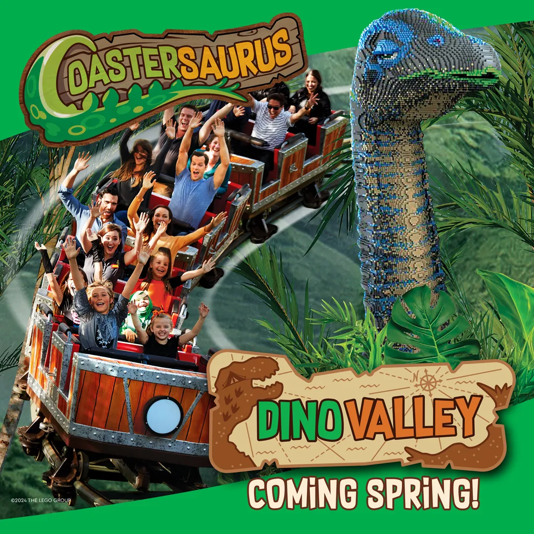 Coastersaurus discount legoland california