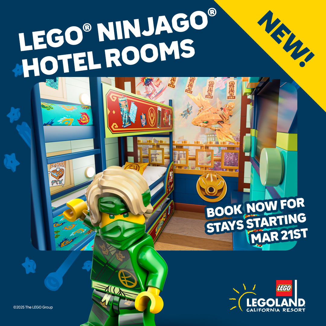 LEGO® NINJAGO® Themed Room at LEGOLAND California