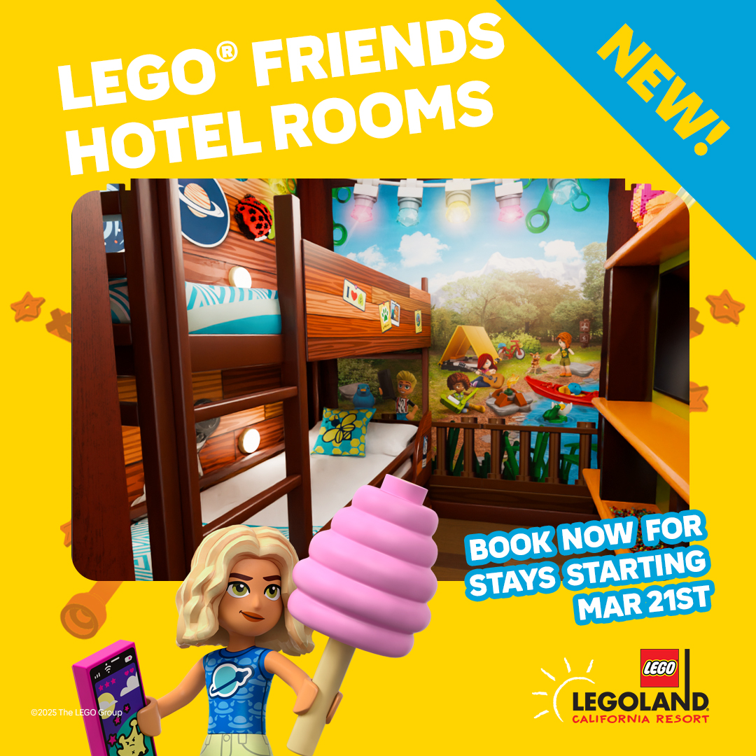 LEGO® FRIENDS Theme Room at LEGOLAND California