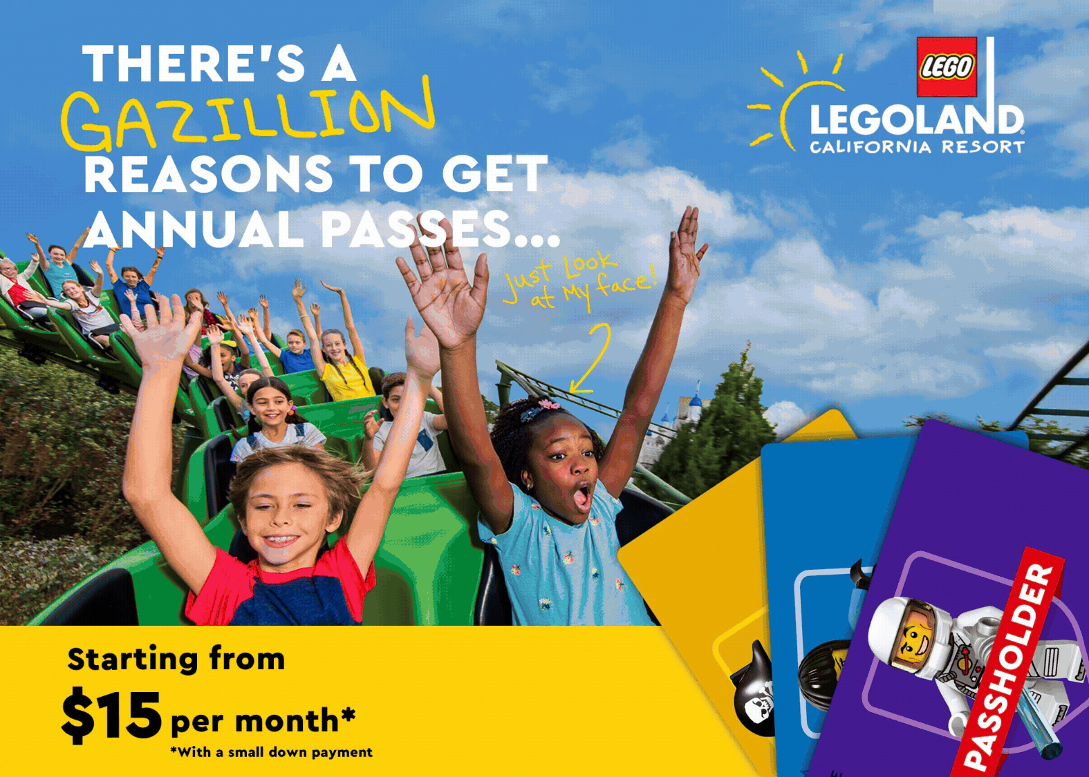 Annual Passes Starting from $15 per month