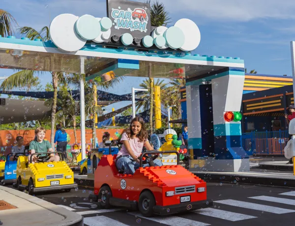 Girl at Driving School at LEGOLAND California