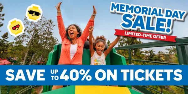 Save up to 40% on Tickets at LEGOLAND California