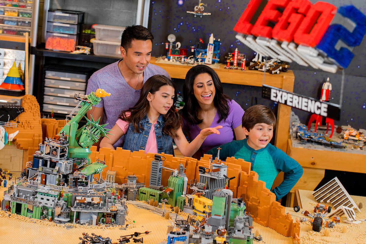 Family at The LEGO Movie 2 Experience