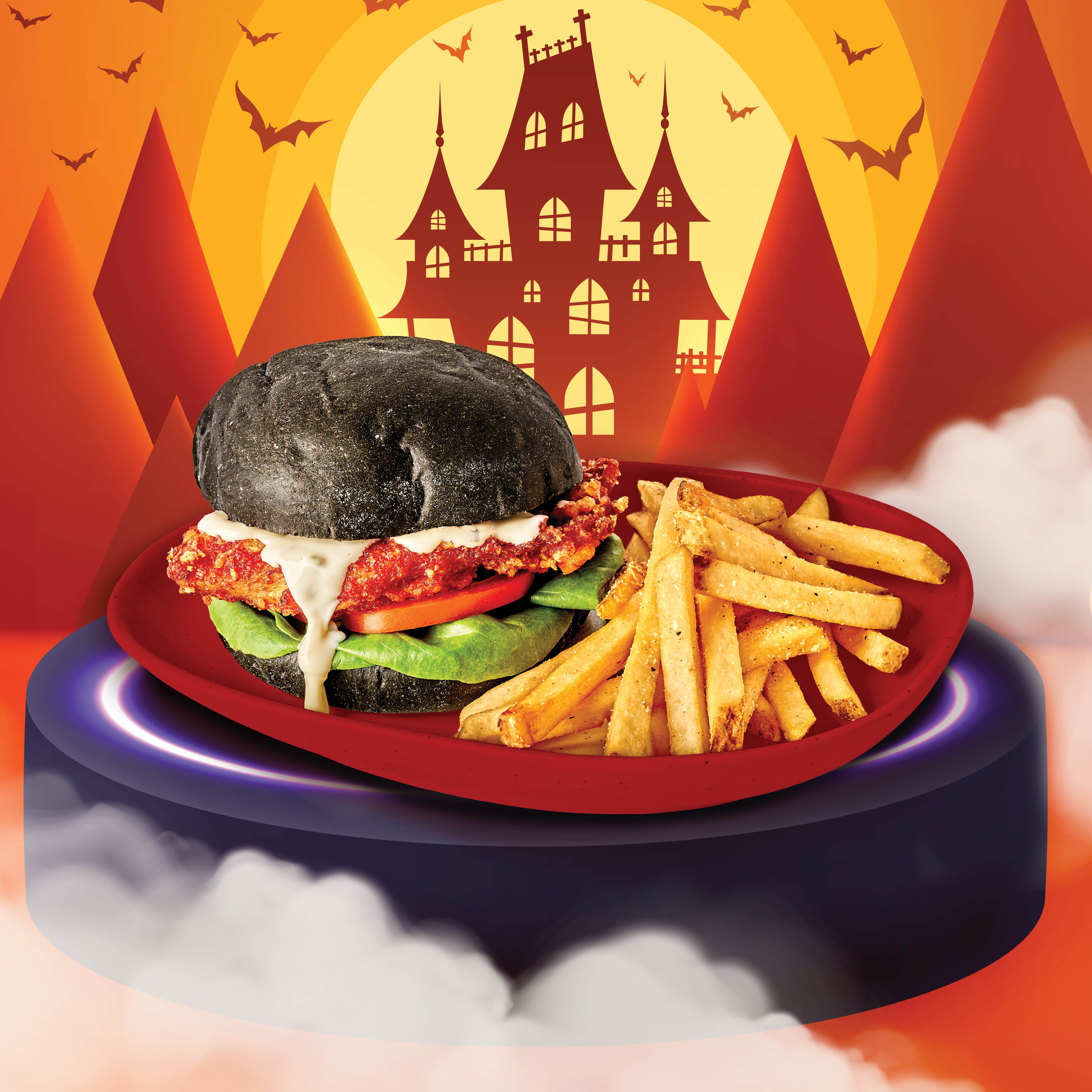 Roaring Wicked Chicken at LEGOLAND Florida Brick-or-Treat Monster Party