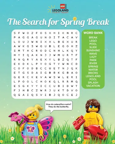 Search For Spring Break Activity Page