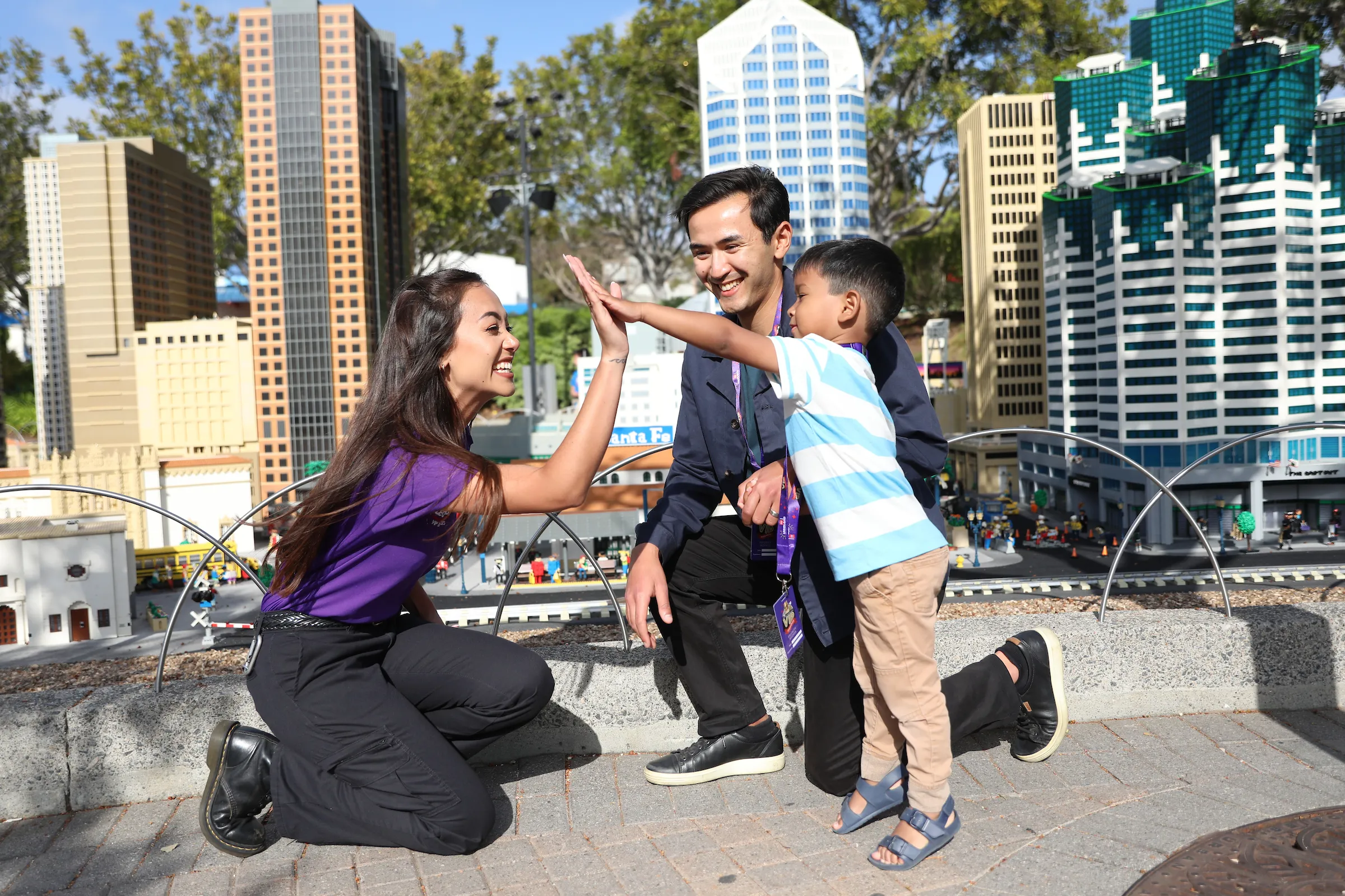 Family having VIP Experiences at LEGOLAND New York