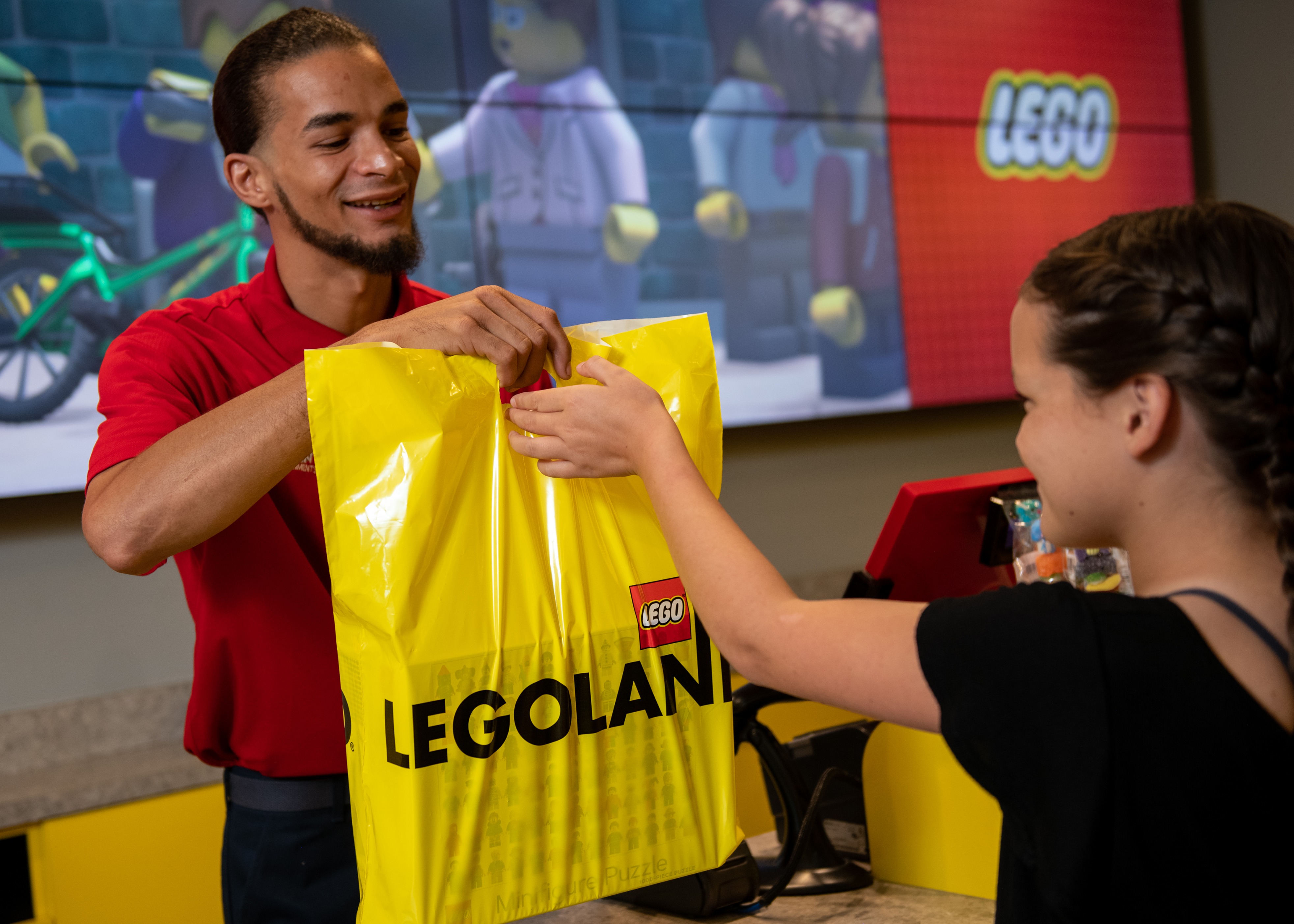 Package Pick up at LEGOLAND New York
