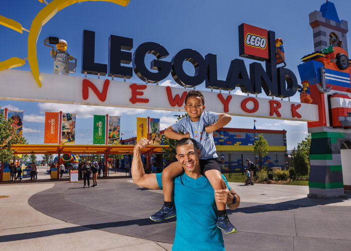 Father and Son at LEGOLAND New York